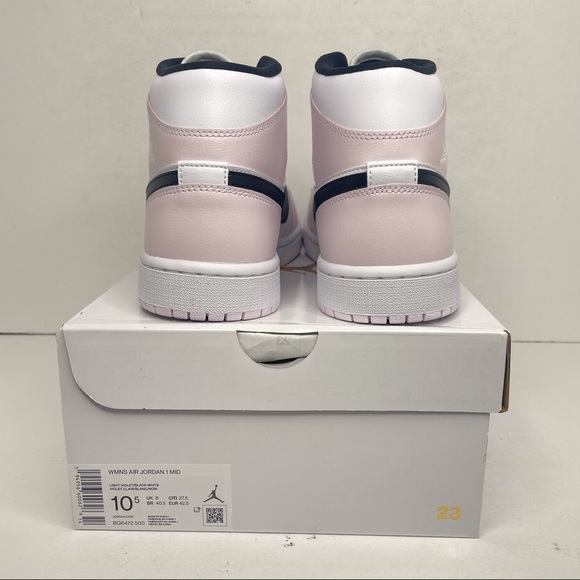 Nike Air Jordan 1 Retro Mid WMNS “Barely Rose” NEW - Picture 4 of 4